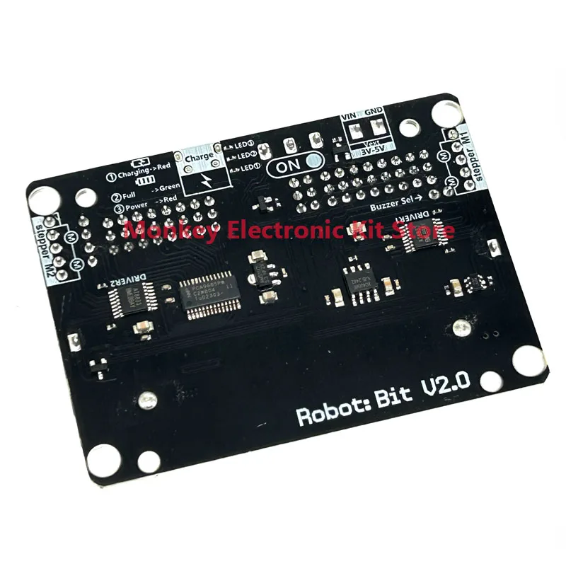Micro:bit Expansion Board Elementary and Middle School Starter Robotbit V2.0 Python Programming 18650 Li-ion Industrial Battery