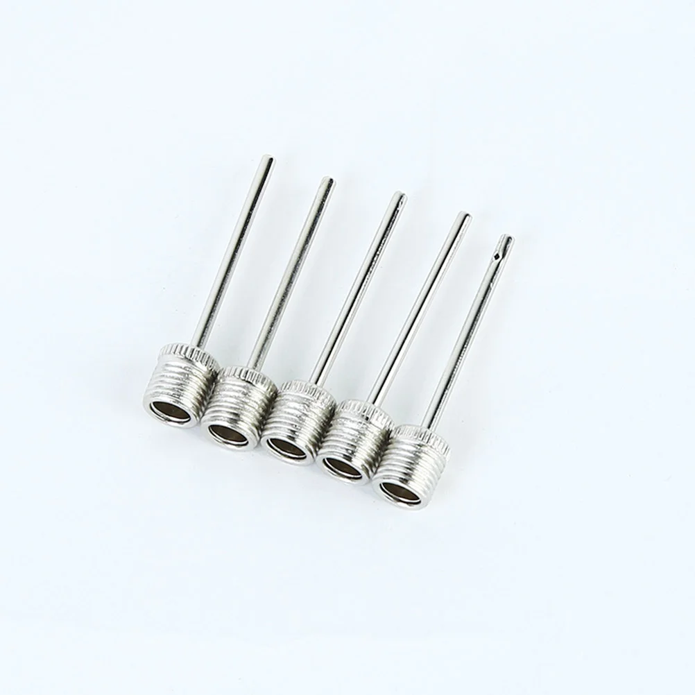 10 Pcs Ball Pump Needles Metallic Air Inflation Needles for Football Basketball Soccer Volleyball