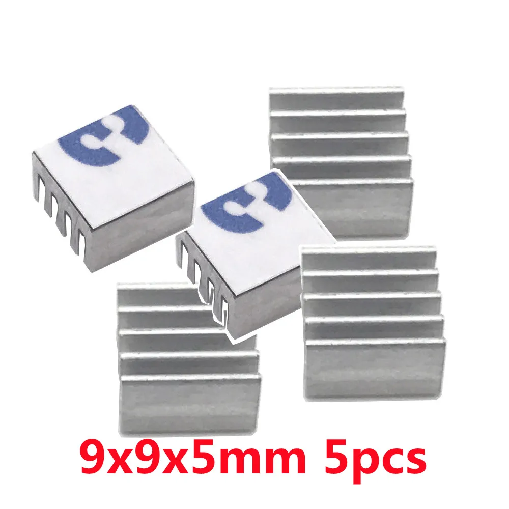 Aluminum Heatsink Radiator Heat Sink Cooling For Electronic Chip IC 3D printer Raspberry PI With Thermal Conductive Tape