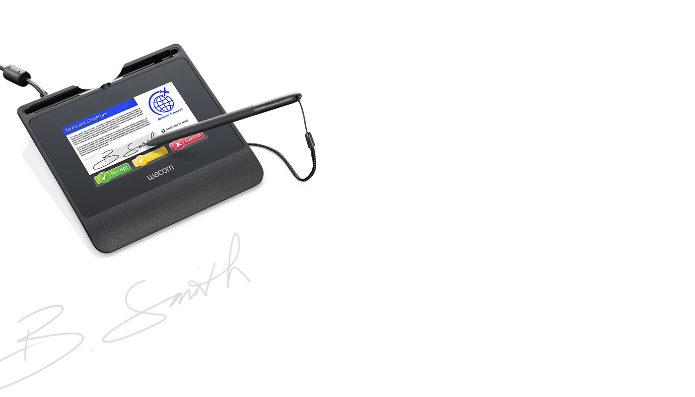 Imagem -04 - Wacom-color Display Signature Pad Stu540 Stu540 Original Novo