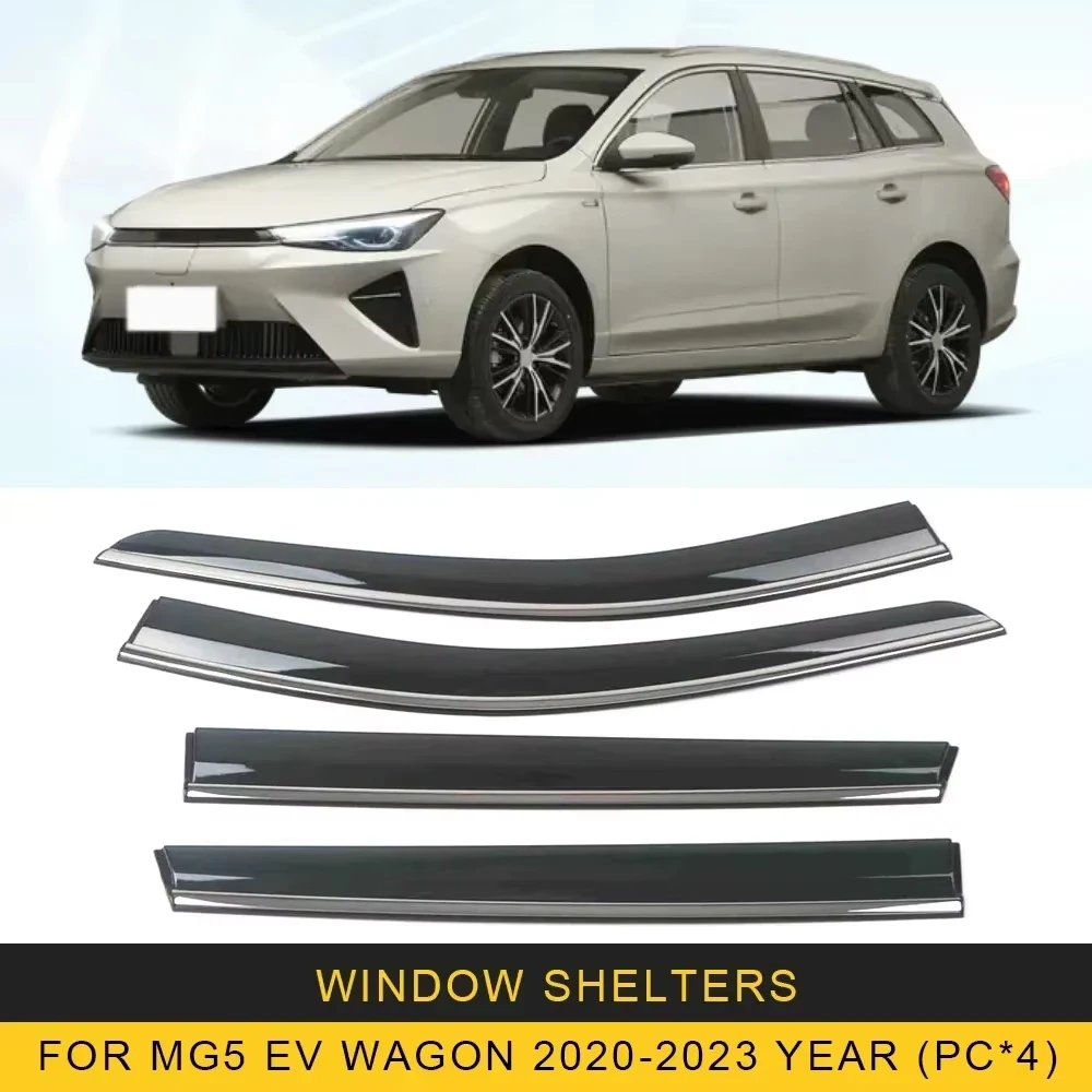 

Хромированные полоски, защита от дождя для MG5 EV Wagon 2020-2023, оконный козырек, ветровые дефлекторы, дверной козырек, вентиляционные шторы, вентиляционный козырек