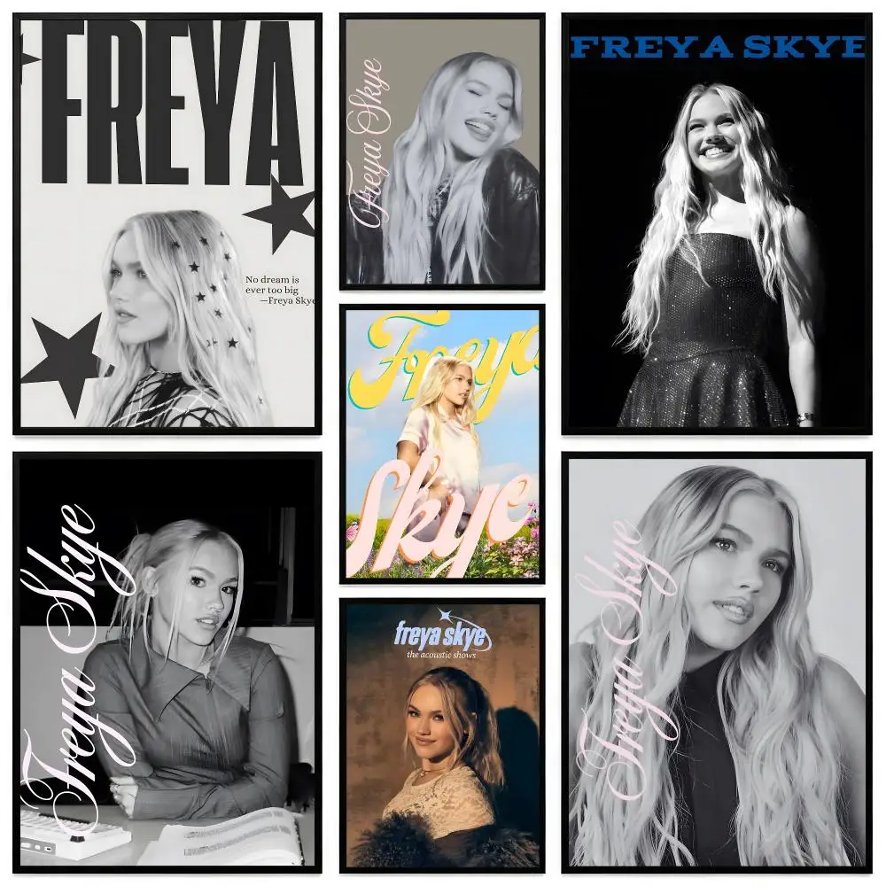 star Freya Skye Poster Poster HD Frameless Preppy Style Wall Art Home Decor For Living Room Bedroom Gift