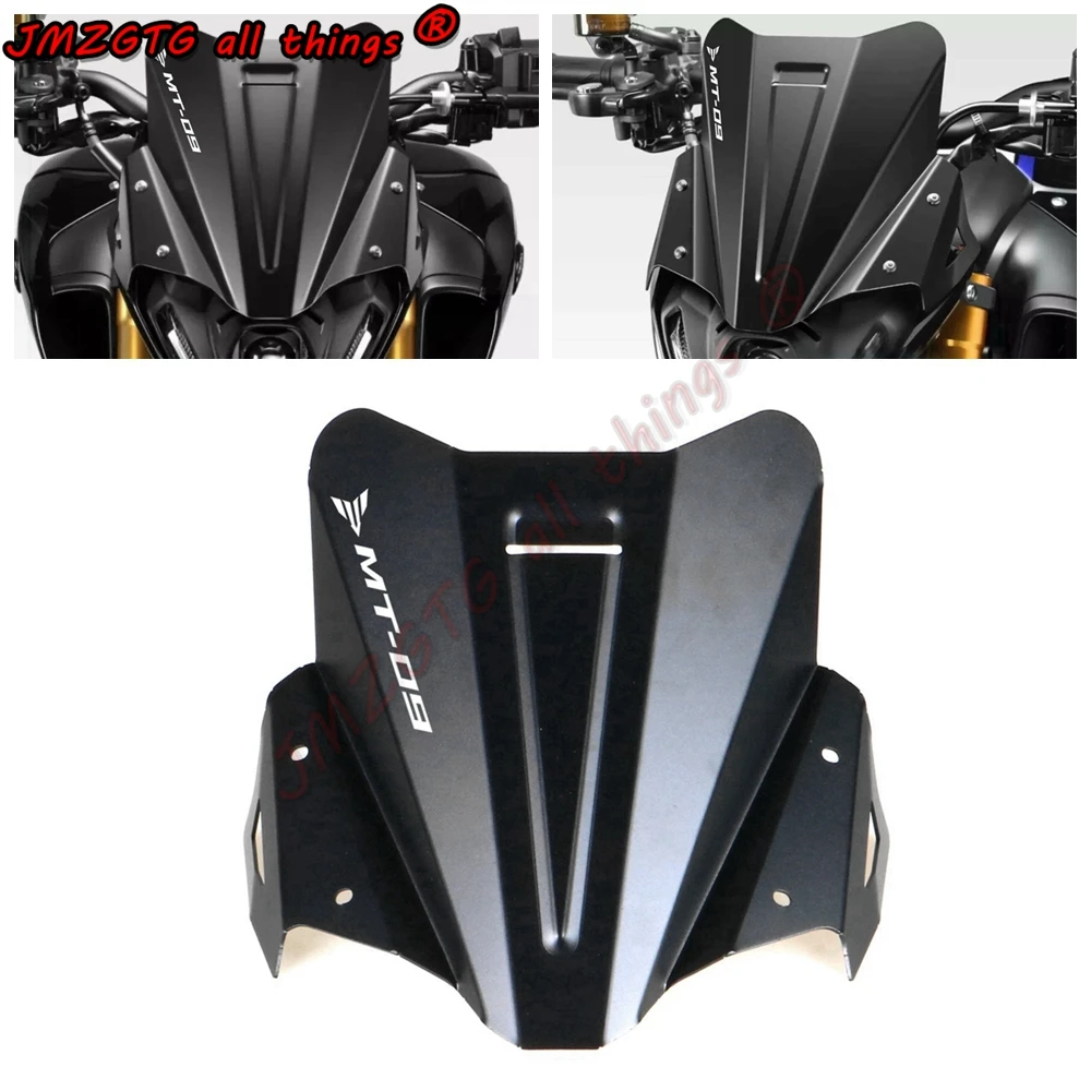 

For YAMAHA MT-09 / SP FZ-09 MT09 FZ09 2021-2022 Motorcycles Aluminum Alloy Windscreens Wind Deflectors