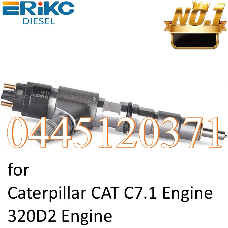 

0445120371 Дизельная форсунка Common Rail 396-9626 Топливная форсунка для двигателя Caterpillar CAT C7.1 320D2 Топливная система в сборе