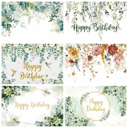 Spring Greenery Eucalyptus Leaves Backdrop Green Leaf Flower Baby Shower Birthday Party Wedding Photography Background Decor