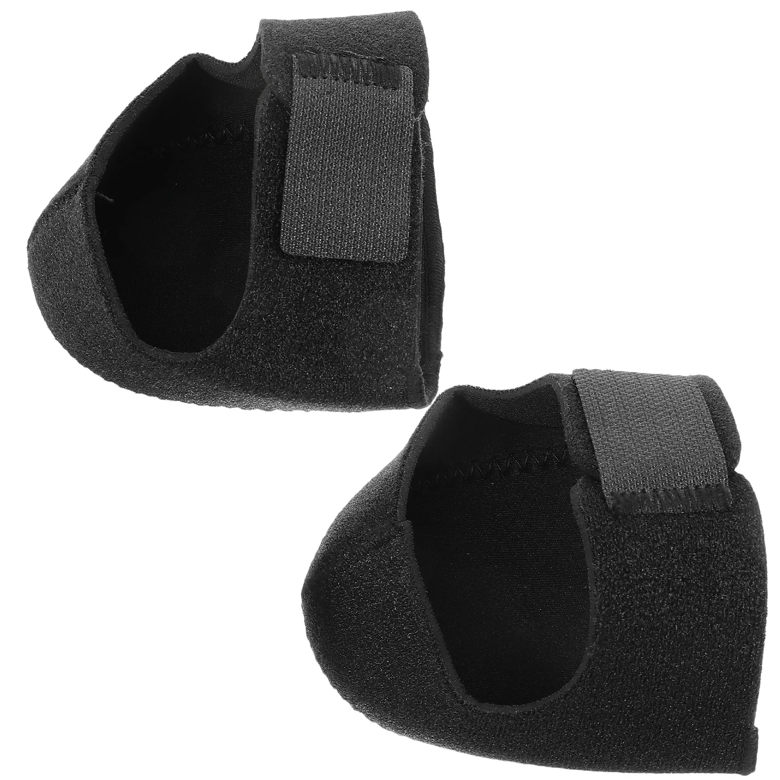 1 زوج حامي كعب المضادة للانزلاق متعددة الاستخدام وسادة مرنة مريحة المشي امتصاص الصدمات قابلة لإعادة الاستخدام قابل للغسل المطاط