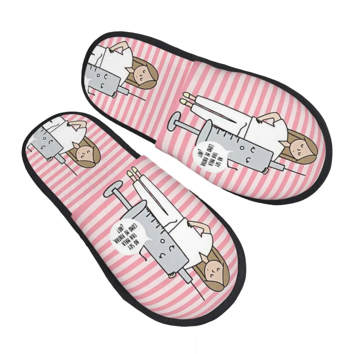 

Зимние женские меховые тапочки, Нескользящие, для врачей, медсестер, медицинской медицины