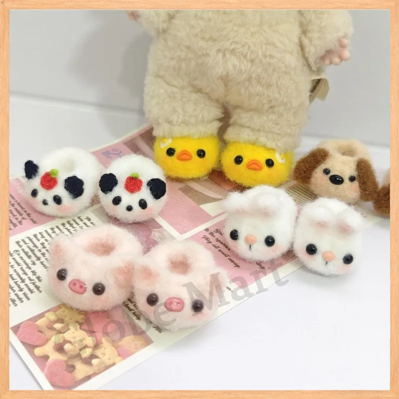 Gehaakte poppenschoenen Vervangingsschoenen voor Labubu Leuke cartoonkonijntje voor Labubu-serie 1/2/3