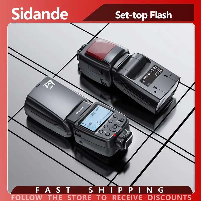 Nuevo Sidande FK300III Set-top Flash exterior portátil zapata externa luz fuera de la cámara para cámara Canon/Nikon/Sony/Fuji/Ricoh