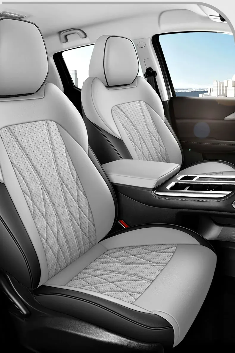 Left-Drive Car Seat Cover For Changan Hunter 2023-2024 All Season Seat Cushion Custom Fit Full Surround Protective Covers