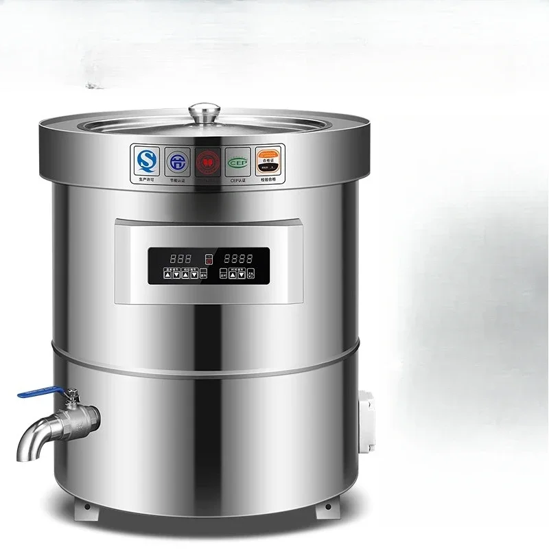 Commercial braised bucket Energy-saving stainless steel braised meat special soup pot Electric heating frequency conversion
