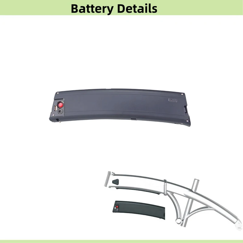 Reention Rapier IR-III 36V Totem Foldable Ebike Battery 7.8Ah 36V 10.5Ah for Tebco Motiv Stash Fischer Carrera Crosscity Ebike