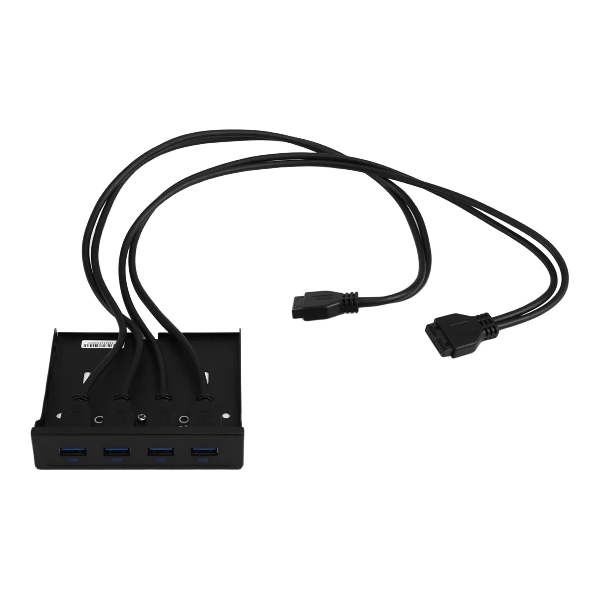 FZFZ USB 3.0 4포트 전면 패널 USB3.0 3.5인치 플로피 전면 패널 내부 브래킷 어댑터 (데스크탑용 3.5인치 플로피 베이)