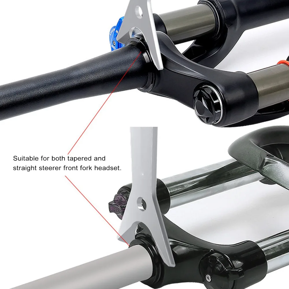 

Steel Bicycle Crown Race Remover 158mm Heavy Duty Crown Race Removal Tool Silver with Hanging Hole