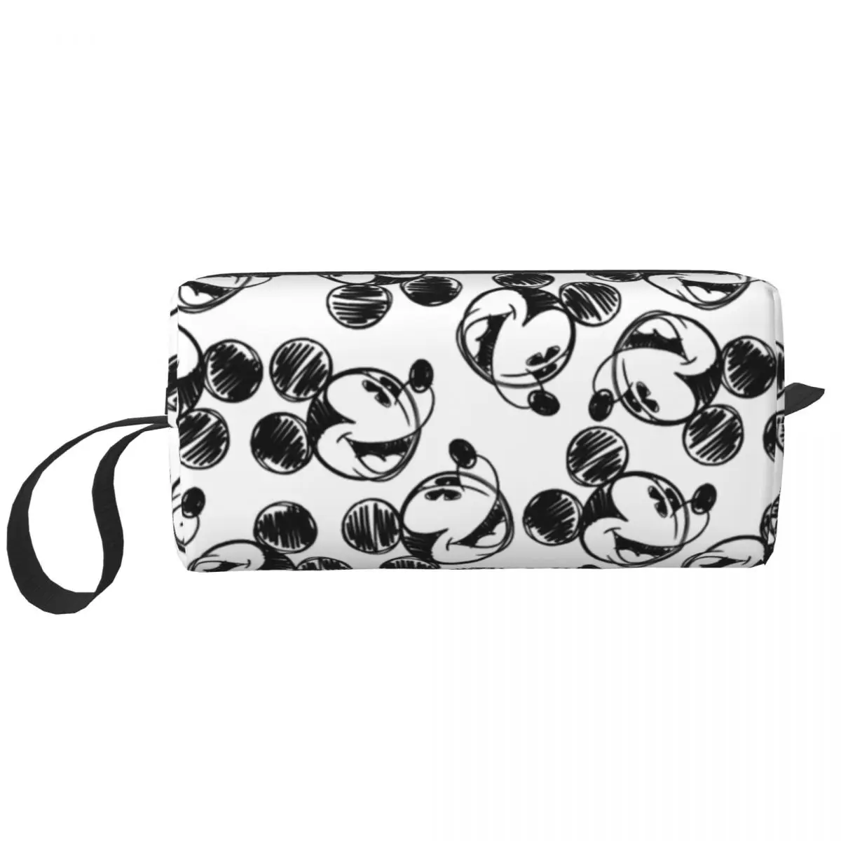 Mickey Mouse Head Makeup Bag Large Cosmetic Bag Men Women Toiletry Bag Accessories Organizer