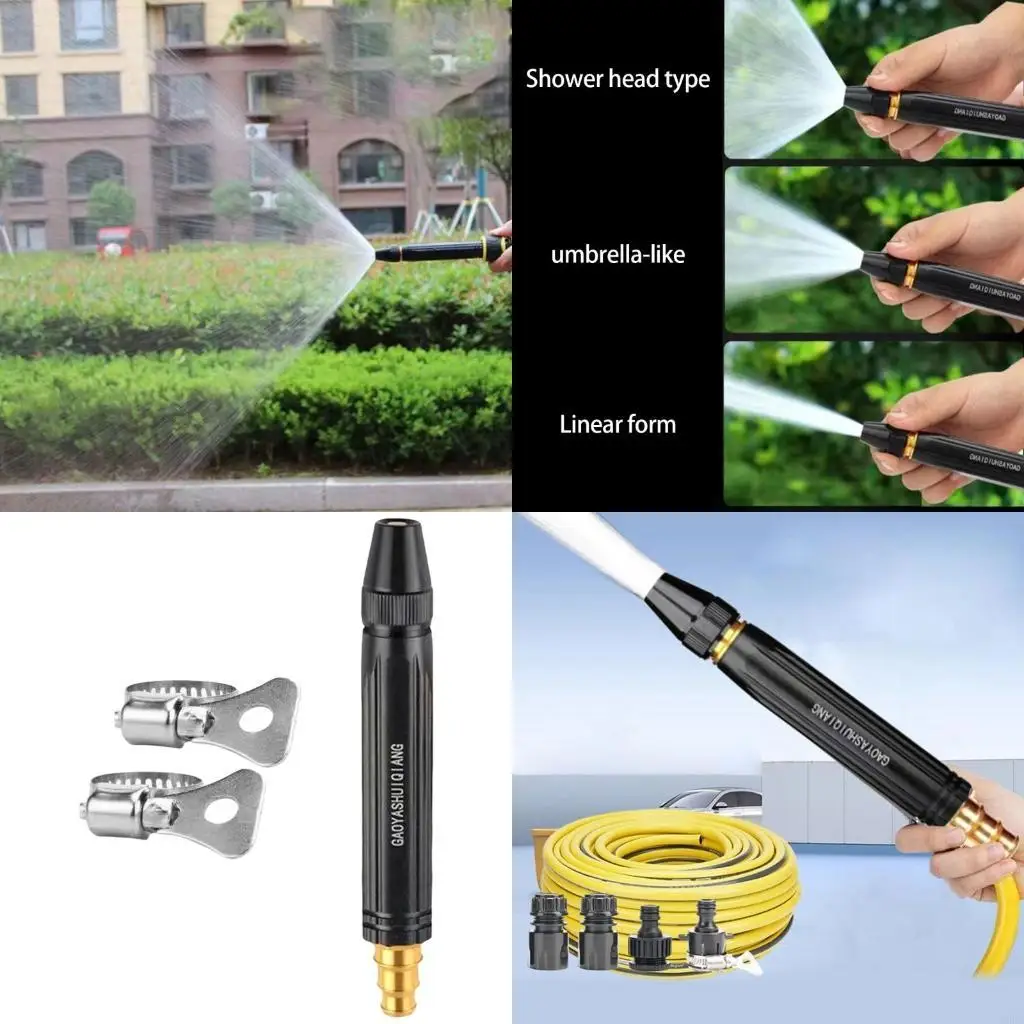 

High Pressure Garden Hose Nozzle For Car Wash And Outdoor Cleaning