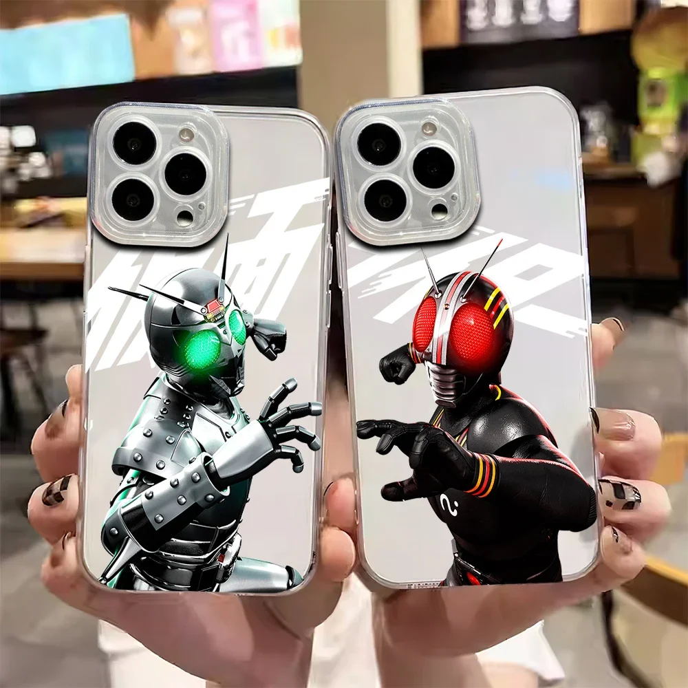 Anime Cool K-Kamen R-Rider Transparent Soft Shell For iPhone Plus 11 13 12 14 15 16 Pro XS Max