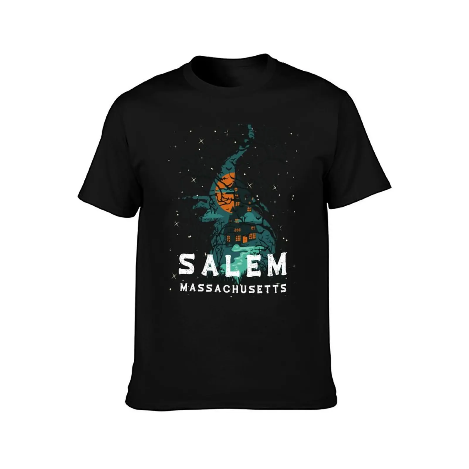 Salem Witch T-Shirt Urban Casual Loose Fit Tee