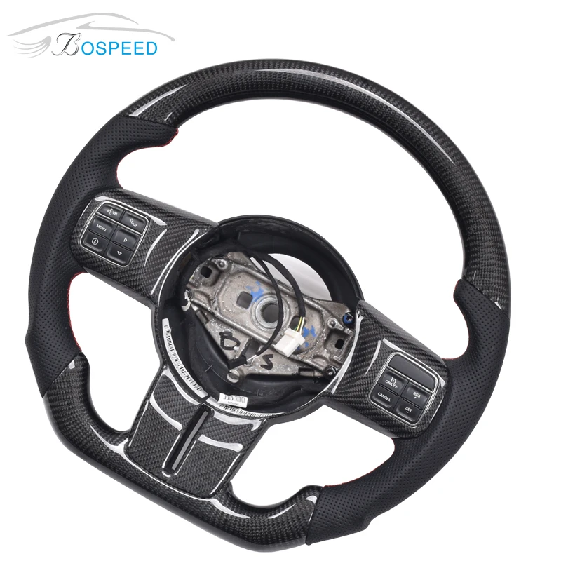 

Real Carbon Steering Wheel for Jeep Compass Cherokee (Grand Cherokee) Wrangler Patriot Carbon Fiber Real Steering Wheel