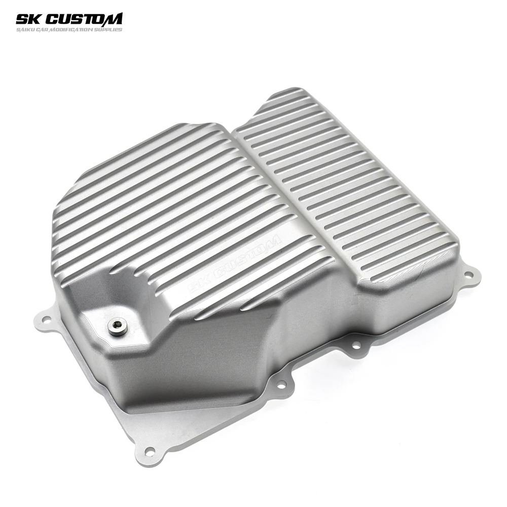 SK CUSTOM Transmission Oil Pan For BMW MINI Cooper ALL4 One JCW R55 R56 R57 R58 R59 R60 R61 6A/MT Auto Parts Forged Al Alloy CNC