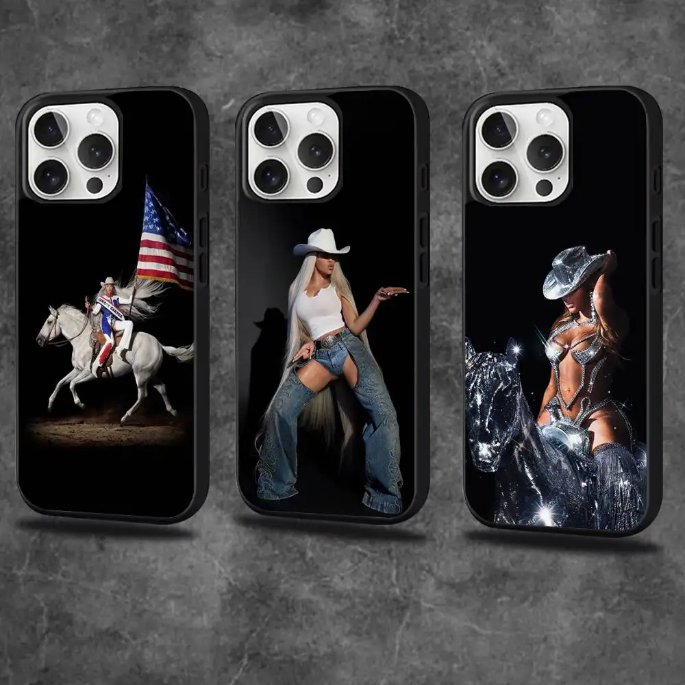 

Beyonce Cowboy Carter Phone Case For iPhone 16,15,14,13,12,11,Pro,Max,Plus,Mini,SE4,E Magnetic Magsafe Wireless Charging