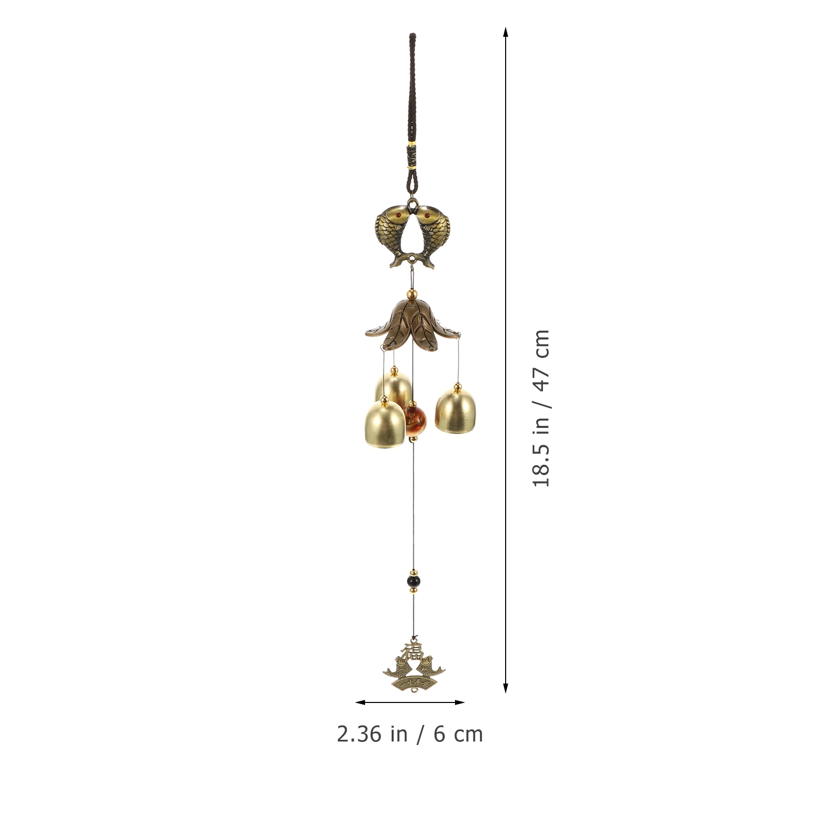 

Metal Wind Chimes Hanging Accessory Holiday Parties Outdoor Garden Bright Color Durable Home Decor Retro Glass Iron