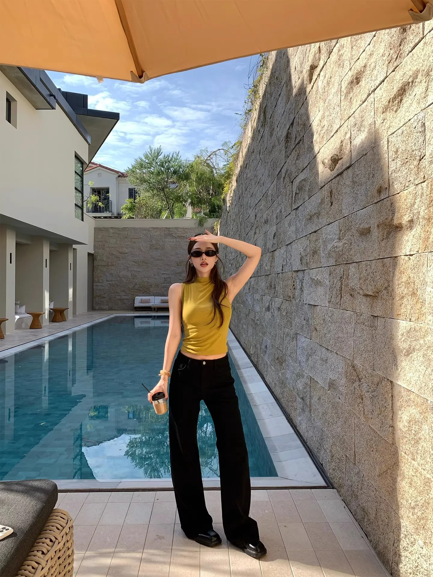 

Slim Fit Micro Flared Jeans Women's Casual Low Waist Cotton Spring 2026 New Style iLEFT Model Series Pants