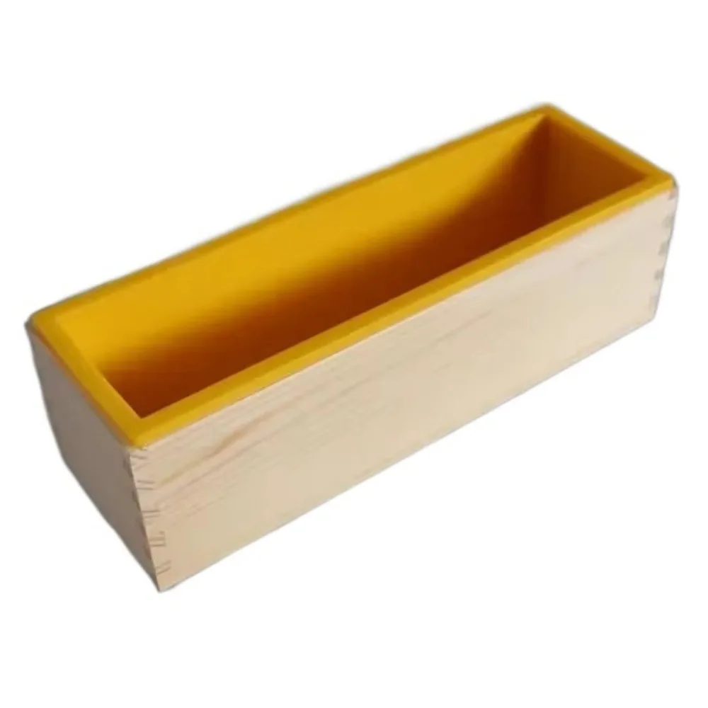 

1200ml Silicone Soap Mold Rectangular Shape Wooden Box Rectangle Soap Mold Soap Craft Reusable Loaf Silicone Mold