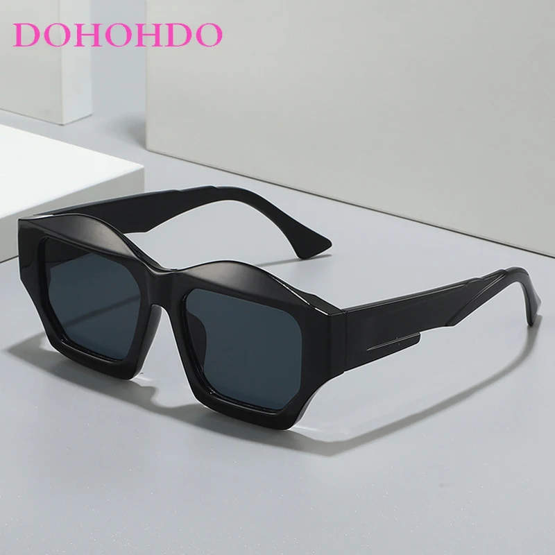 

DOHOHDO Retro Special Shaped Sunglasses For Women Men Fashion Luxury Brand Design Irregular Shades Outdoor Drive Eyewear UV400