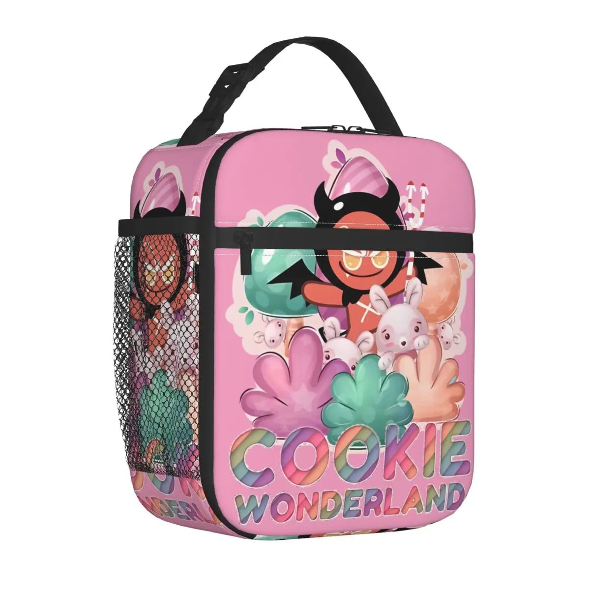 Cookie Cookie Insulated Lunch Bag Portable Cookie Run Kingdom Meal Container Thermal Bag Tote Lunch Box Food Storage Bags