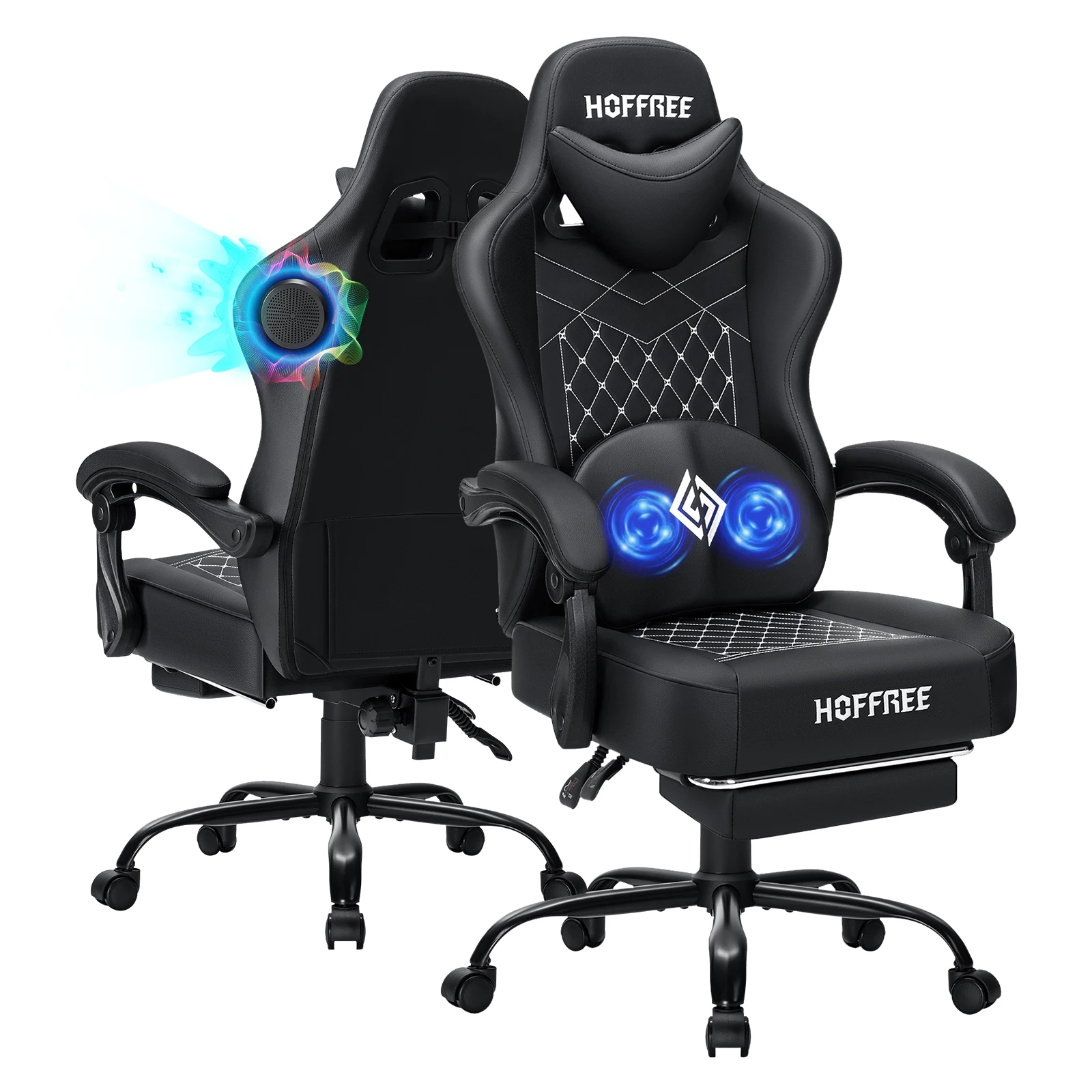 400lbs Gaming Chair with Speak - đánh giá và giá Home Improvement Mall