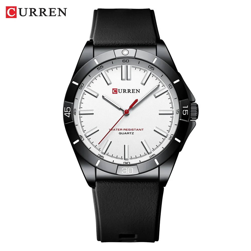 Curren neue mode armbanduhren sport wasserdichte uhren quarzt uhr übliche silikon armbanduhr für männer 2022 reloj hombre 10