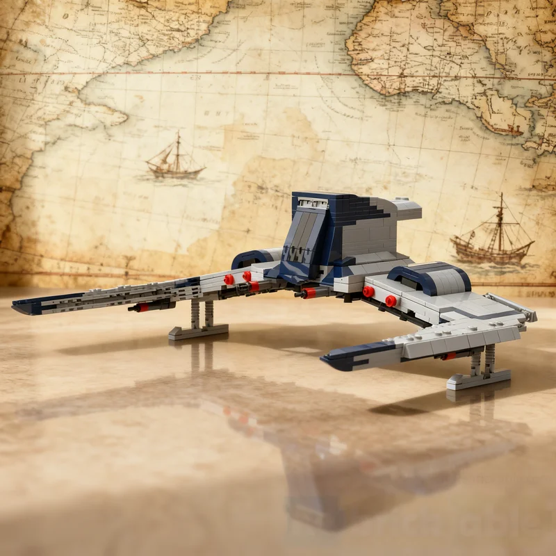 

636 шт. MOC Saboath Fighter Star Battle Model Строительные блоки Строительные рождественские подарки DIY Креативные игрушки Идея Образование