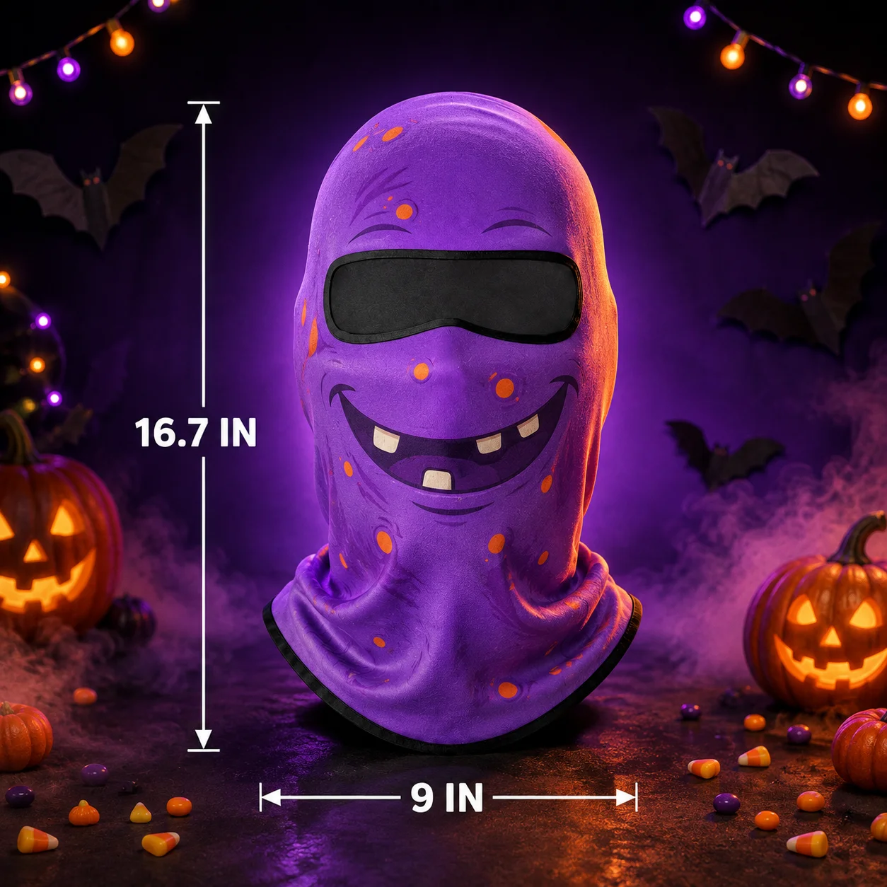 customized Celebrating Halloween Cycling Full Face Mask Windproof Dustproof Face Cover Head Cover Motorcycle Riding hood