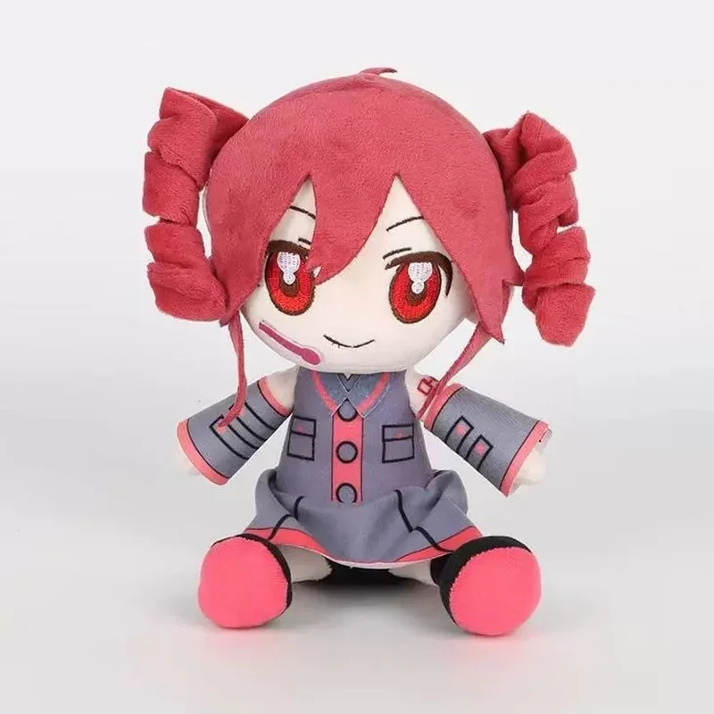 Anime Kasane Teto 20cm juguete de peluche muñeca de peluche suave linda chica Diva Vtuber figura de cantante Virtual ventilador regalo de cumpleaños dibujos animados Plushie