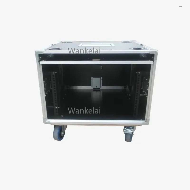 

19 Inch Amplifier Slam Lid Stackable Road Case with Sliding Door 2U 4U 6U 8U 10U 12U 14U 16U Flight Case Tool Pocket Rack