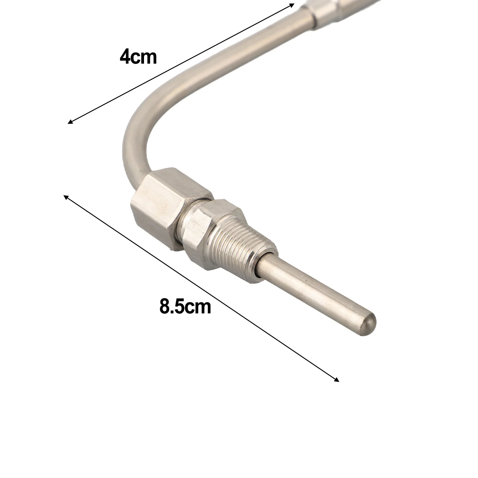 Sonda de exaustão termopar tipo npt k, sensores de alta temperatura, roscas npt de 1/8 ", cabo de 2m, trava de pressão ajustável, 1 peça