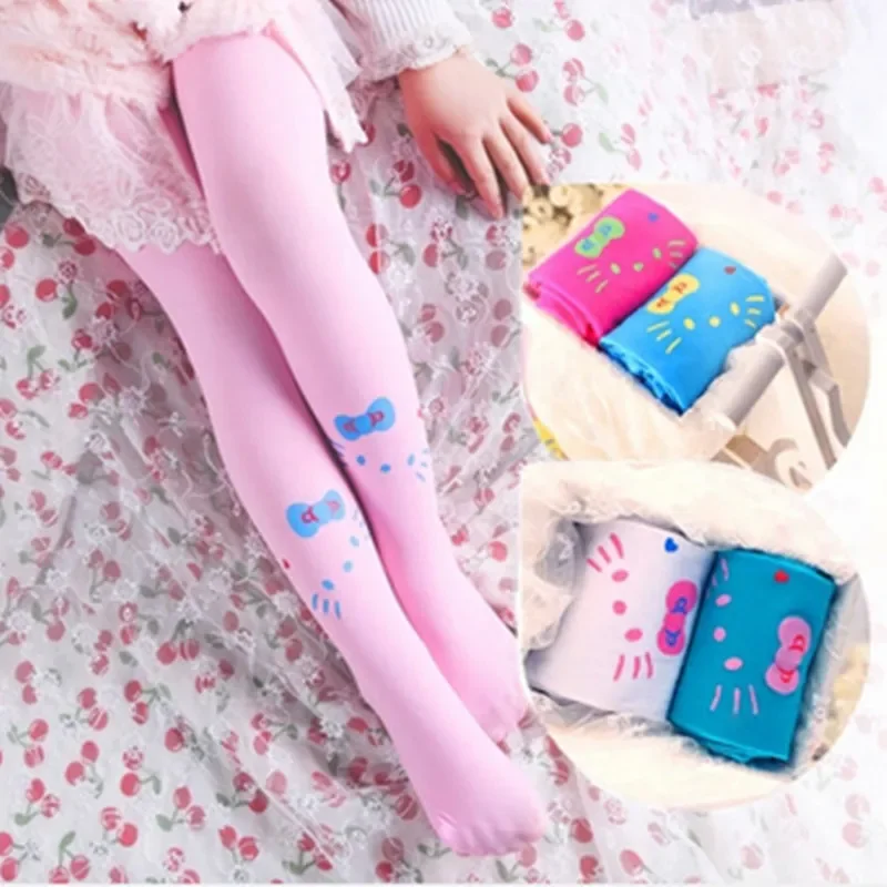 Girls Tights Bearded Girl Fashion Knitted Stocking Baby Pantyhose 3-8 years