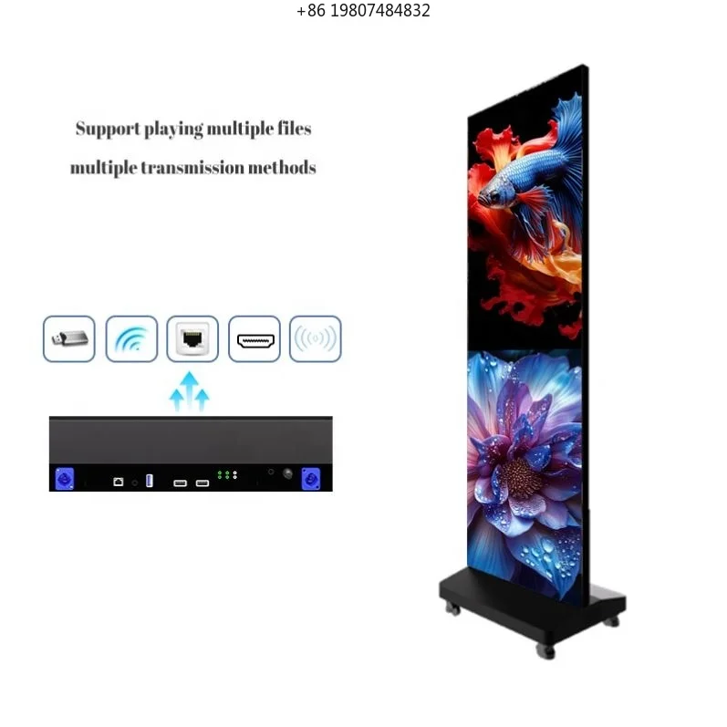 

Hot Sale Removable Foldable Led Advertising Board 1.25mm 1.5mm 1.86mm 2.5mm Led Video Wall Digital Poster Screen Display