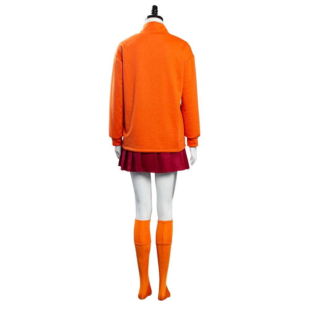 Movie Daphne Blake Velma Cosplay Kostuum Volwassen Jurk Outfits Halloween Carnaval Pak