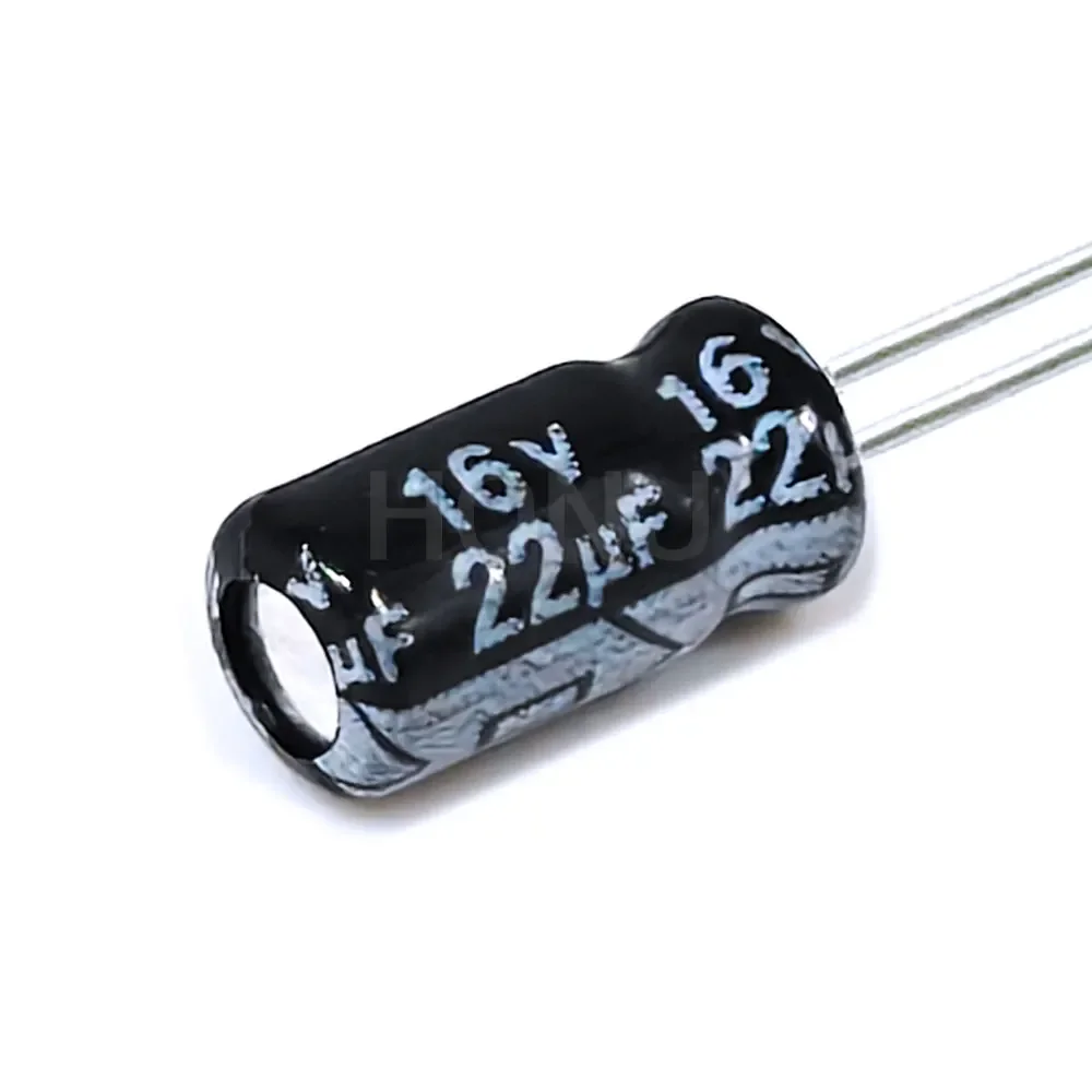 

50PCS ​​22uF 16V 22MFD 16Volt 4*7mm Aluminum Electrolytic Capacitor Radial 22mf16v 22uf16v 16v22mf 16v22uf ±20%​