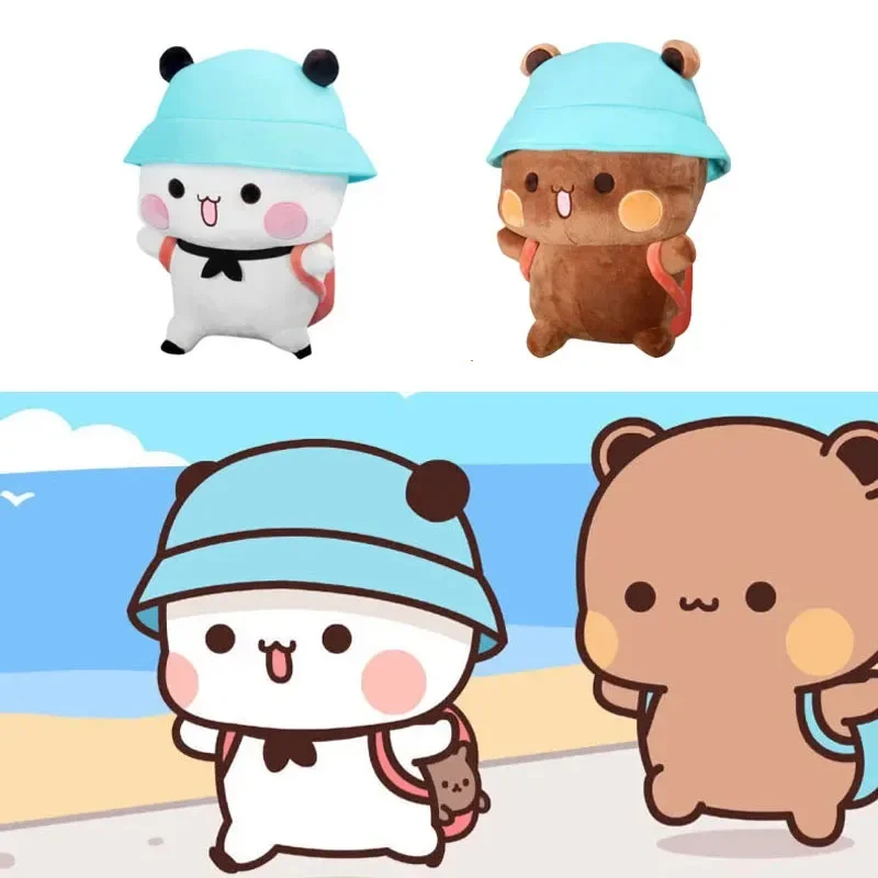 

Kawaii Bubu And Dudu панда плюшевая Милая мультяшная панда Медведь кукла мягкая подушка игрушка детский подарок для детей