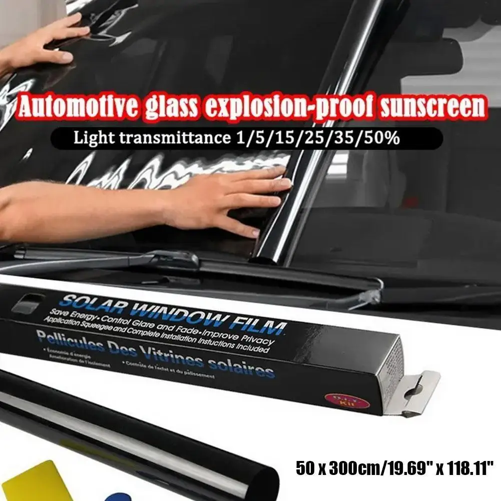 1/5/15/25/35/50 Percent Film Glass Sticker Sun Shade Film For Car UV Protector Window Foils Sticker Films For Home