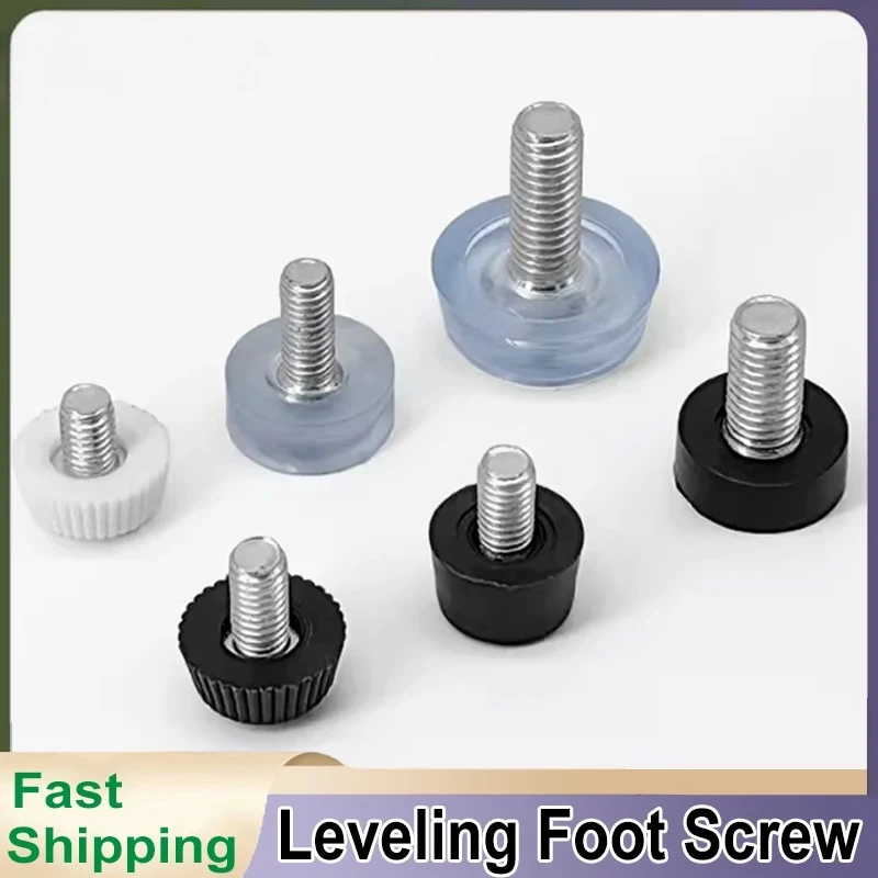 

Rubber Adjustable Feet Pad Leveling Foot Screw M6 M8 On Type Table Chair Furniture Leg Anti-shock Protections