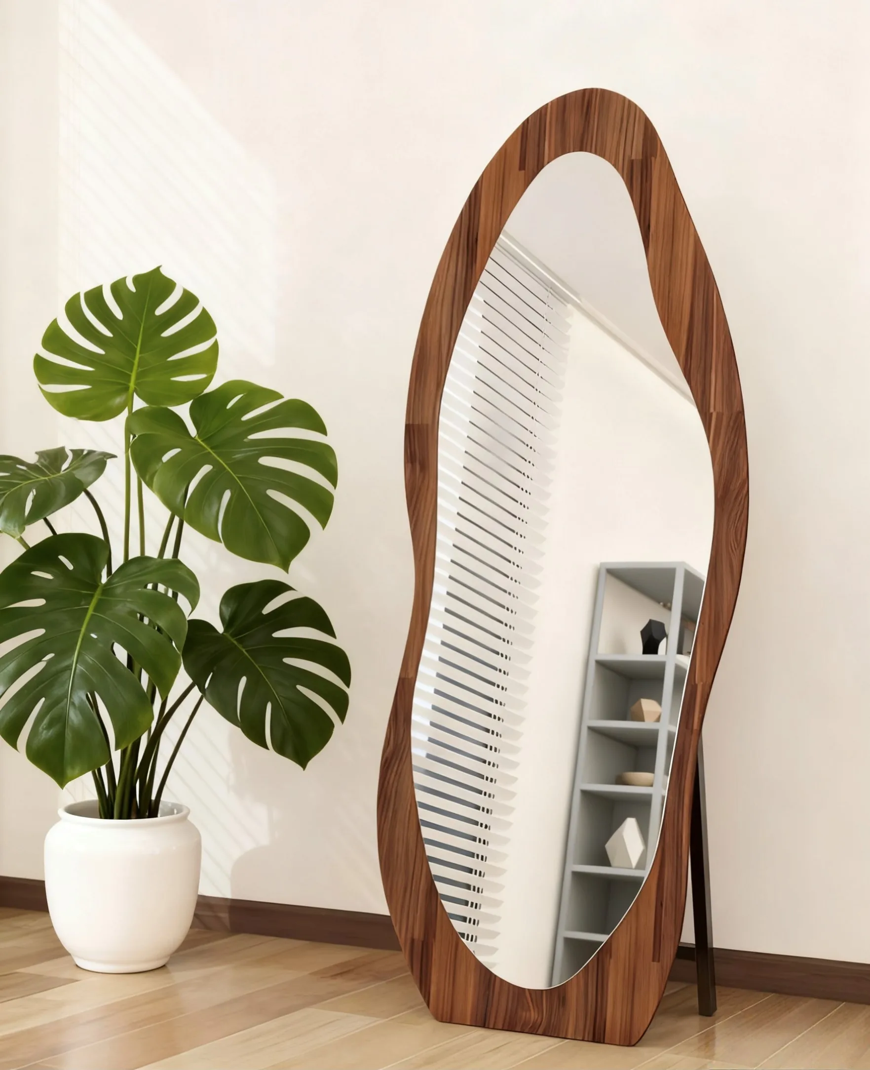 Modern Full Length Floor Mirror Decorative Vanity Mirror Suitable For Bedroom Living Room Home Interior Decoration - view 3