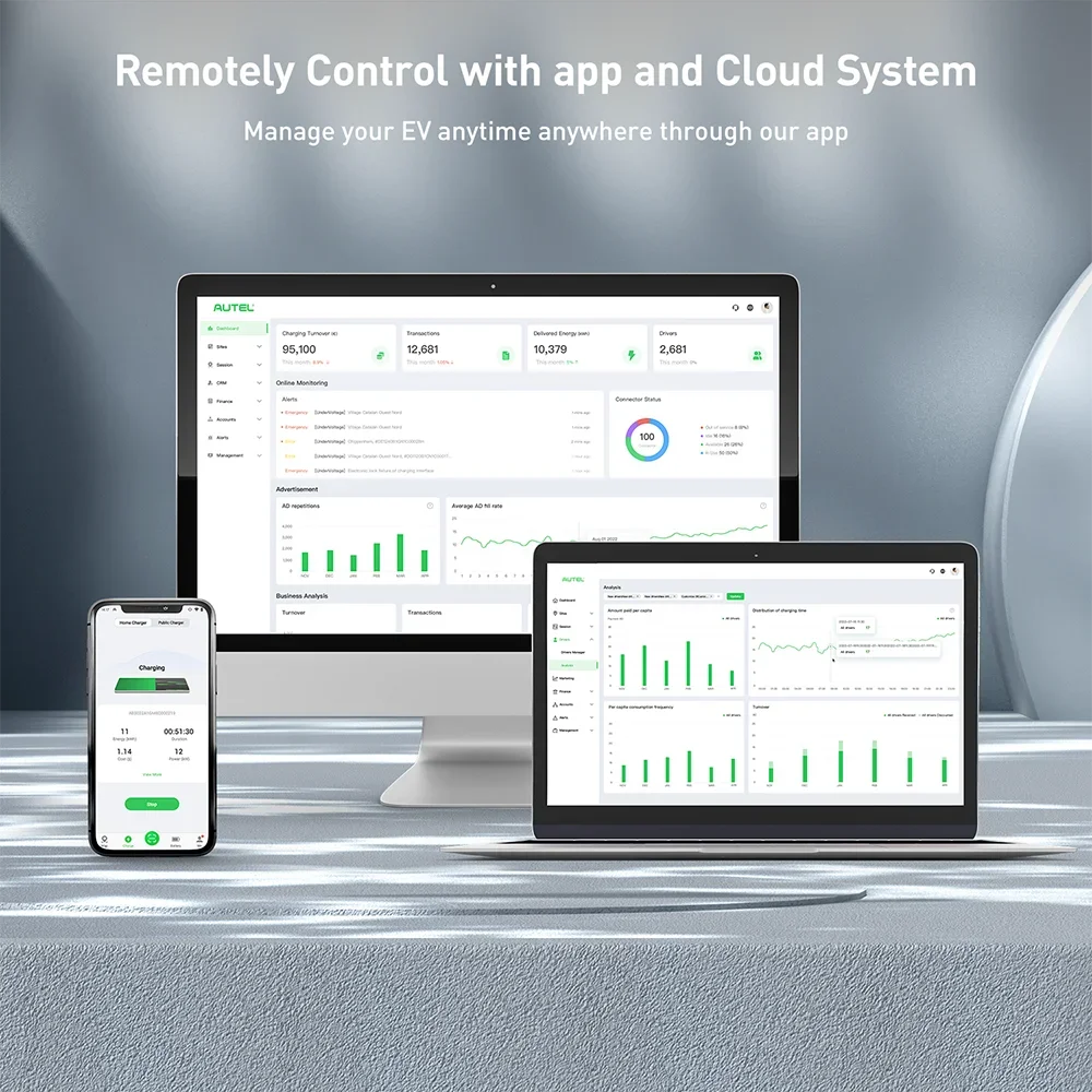 

EV charging station Autel charging station management system OCPP ev charger