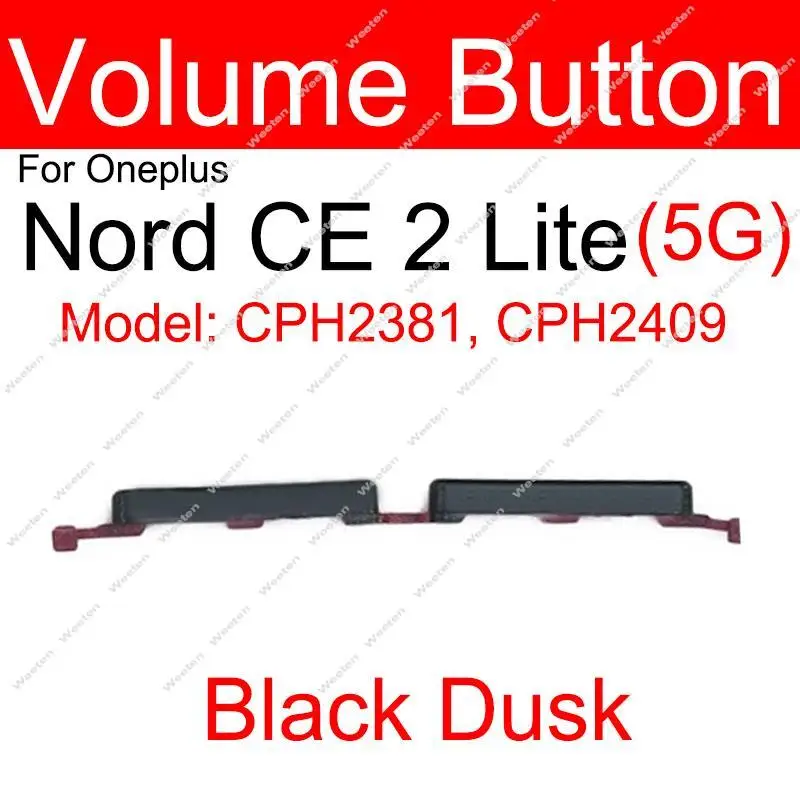 For OnePlus 1+ Nord CE 5G Nord CE 2 Lite Nord N100 N200 N300 5G One Off Power Volume Mute Side Keys Buttons Replacement Parts