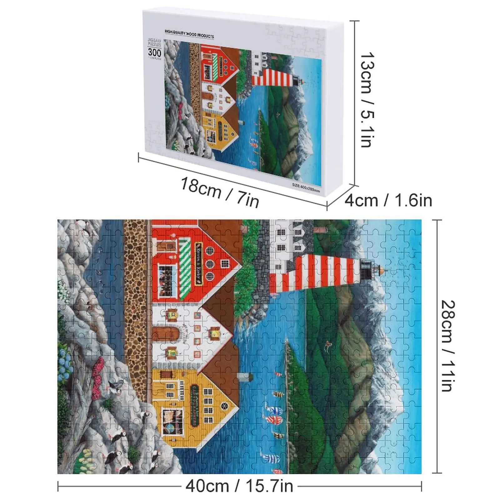 パフィンポイント ジグソーパズル 写真入り パーソナライズされたギフト 子供向けジグソーパズル