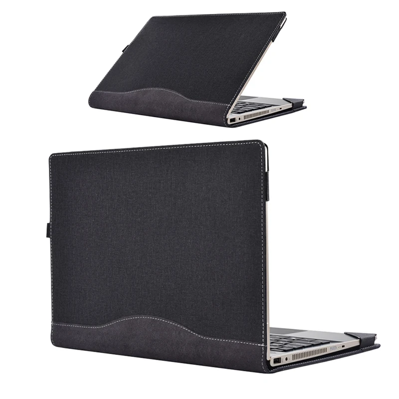 2019 Laptop Case For Hp Pavilion X360 Convertible 14  Laptop Sleeve For Hp Pavilion 14  Unisex PU Leather Protective Cover Gifts