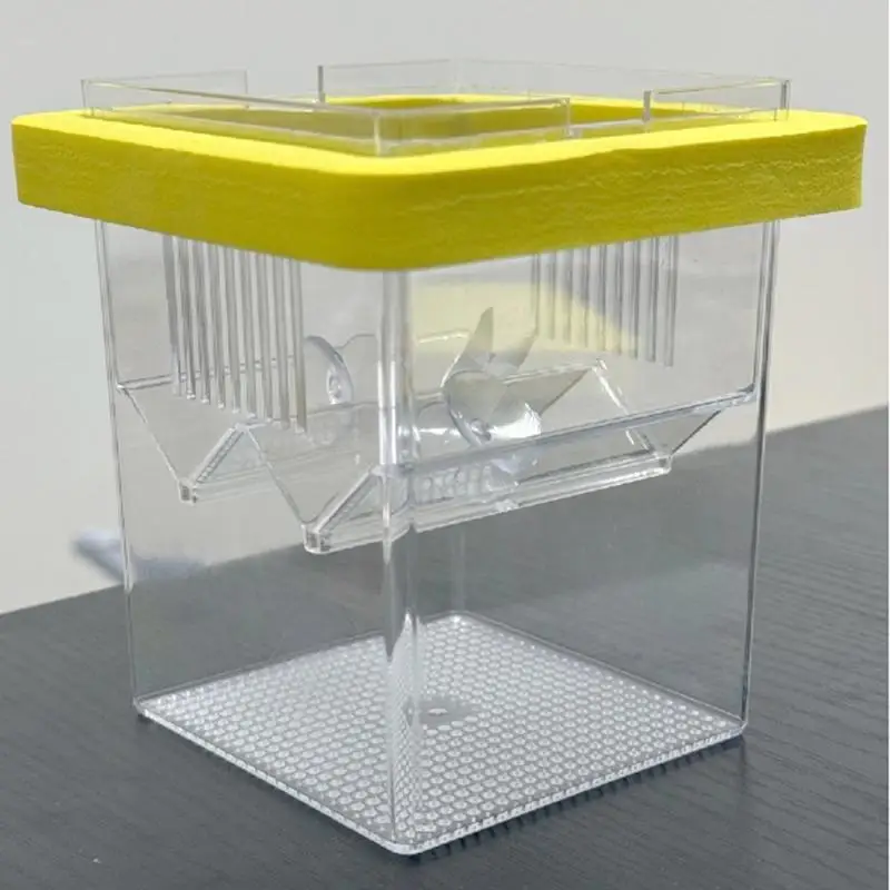 Aquarium Fish breeding Box Durable Fish tank guppy breeding isolation box Clear Hatching Incubator Box For Baby Fish Shrimp